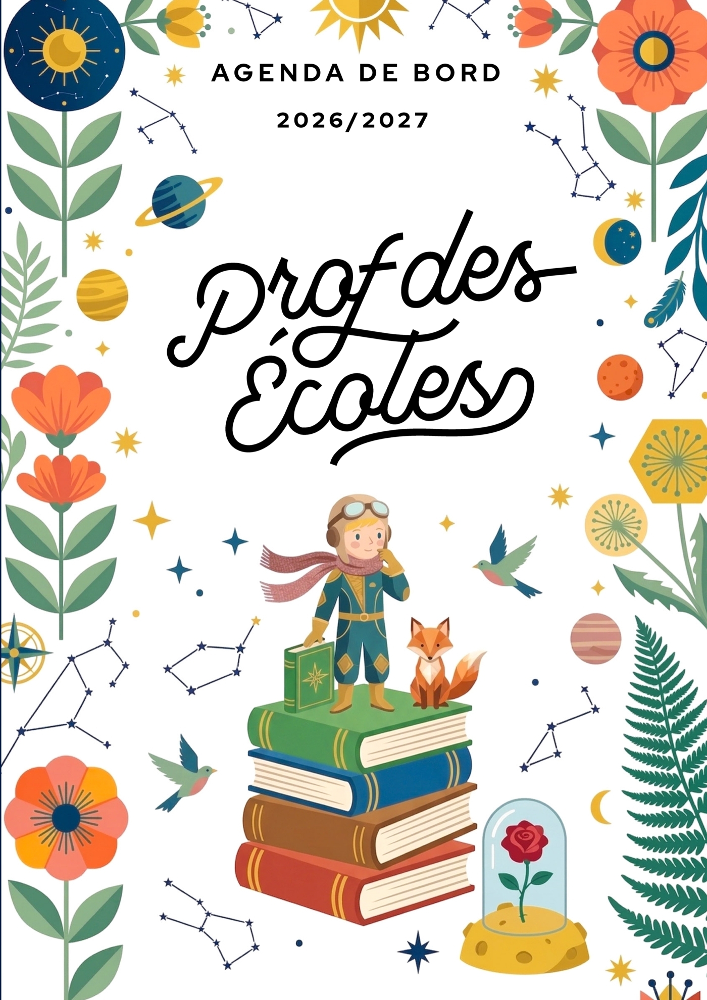 Agenda de bord 2026/2027 professeur des écoles