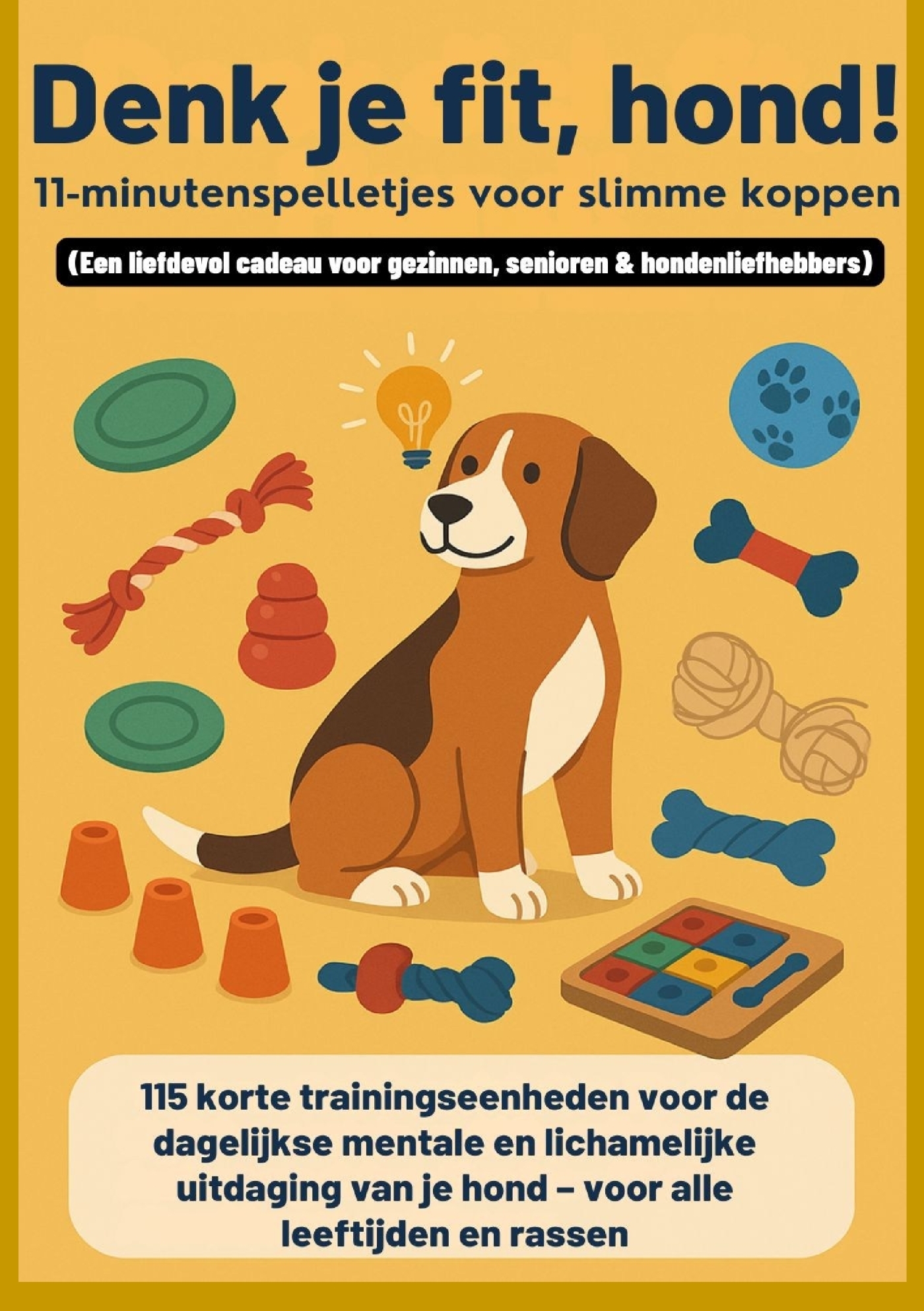 Denk je fit, hond! - 11-minutenspelletjes voor slimme koppen(Een liefdevol cadeau voor gezinnen,