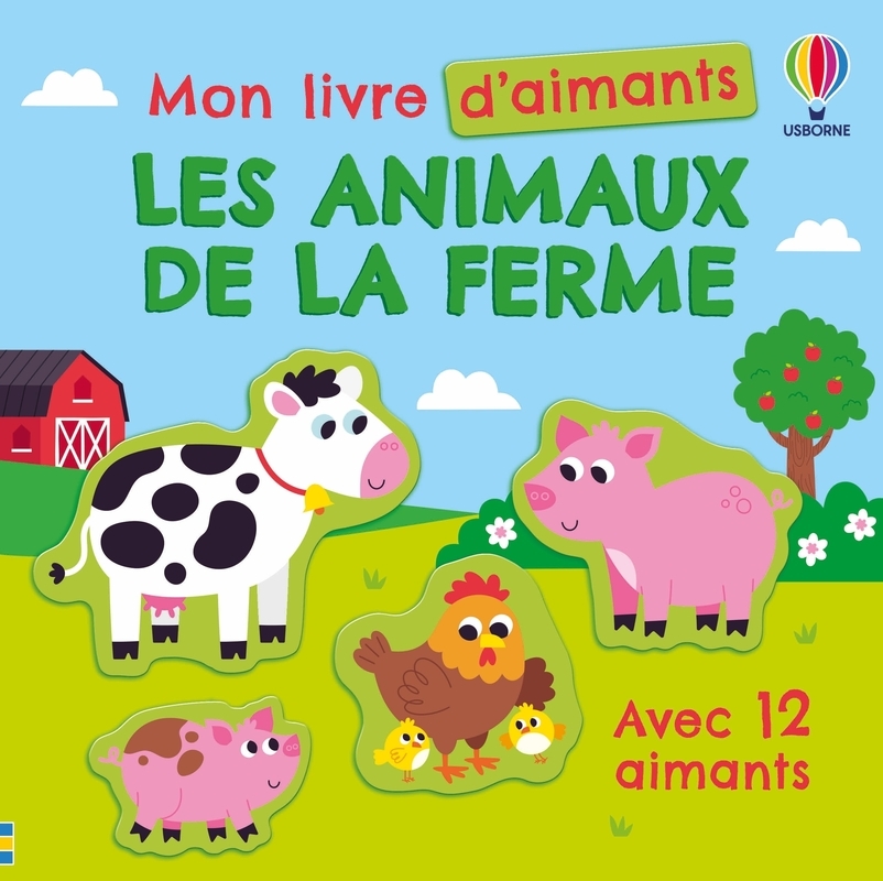 Les animaux de la ferme - Mon livre d'aimants - Dès 3 ans