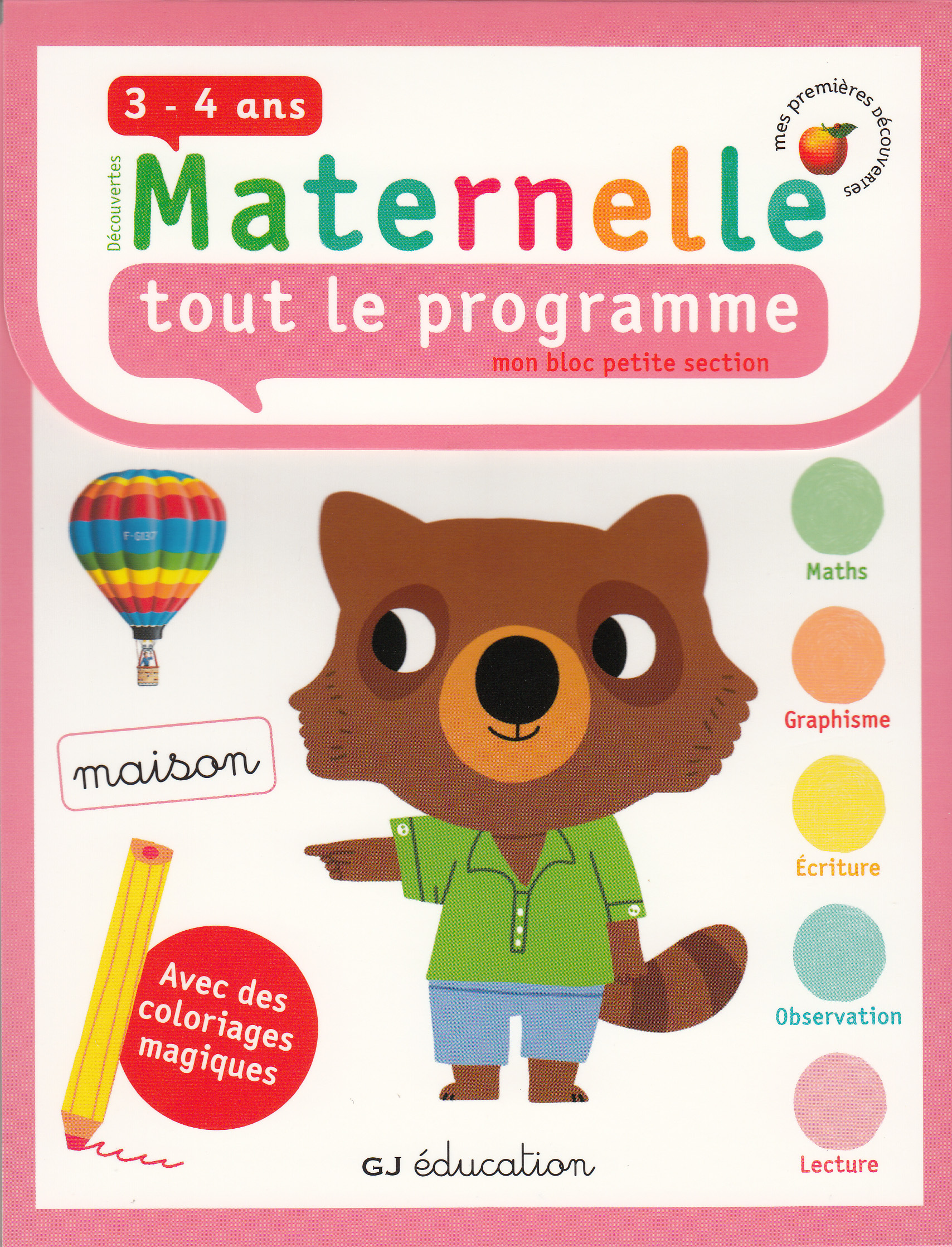 Tout le programme, mon bloc petite section