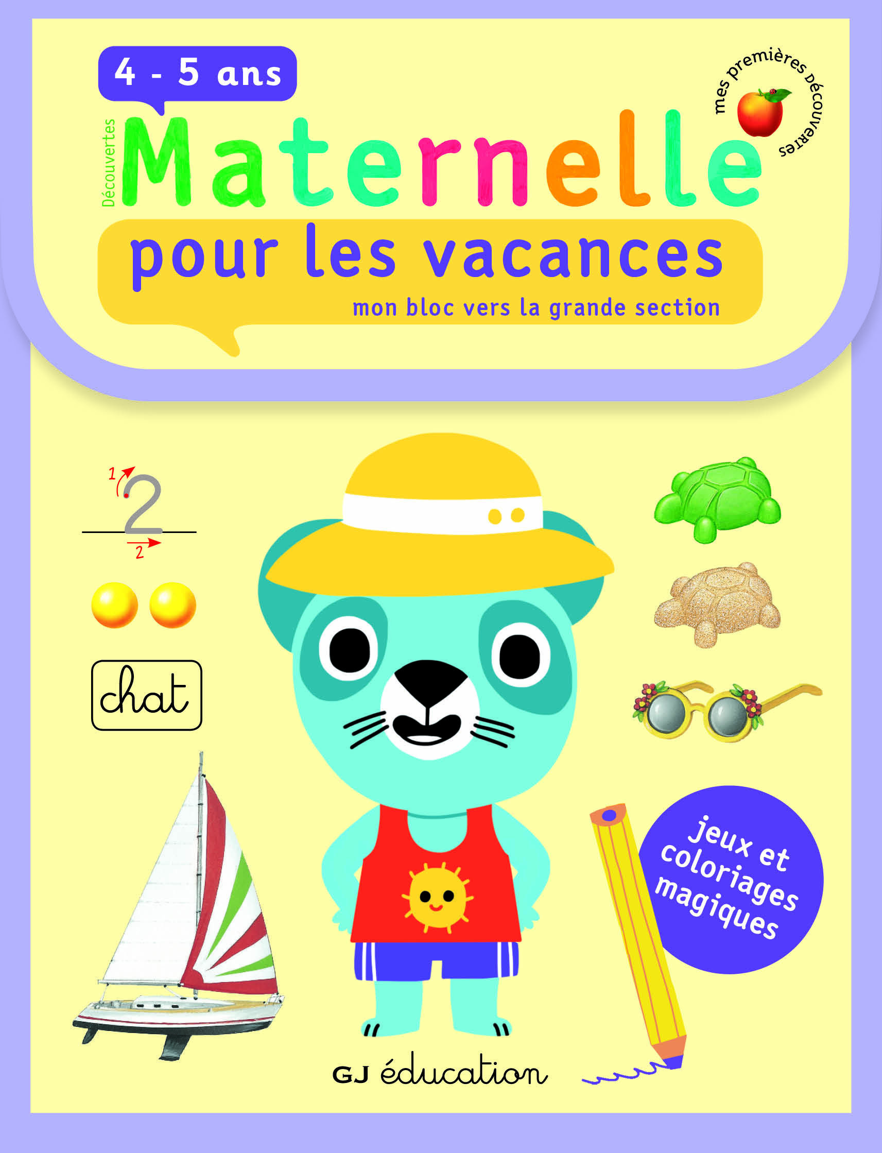Pour les vacances, mon bloc vers la grande section