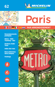 Plan Paris par arrondissement (Atlas - agrafé)