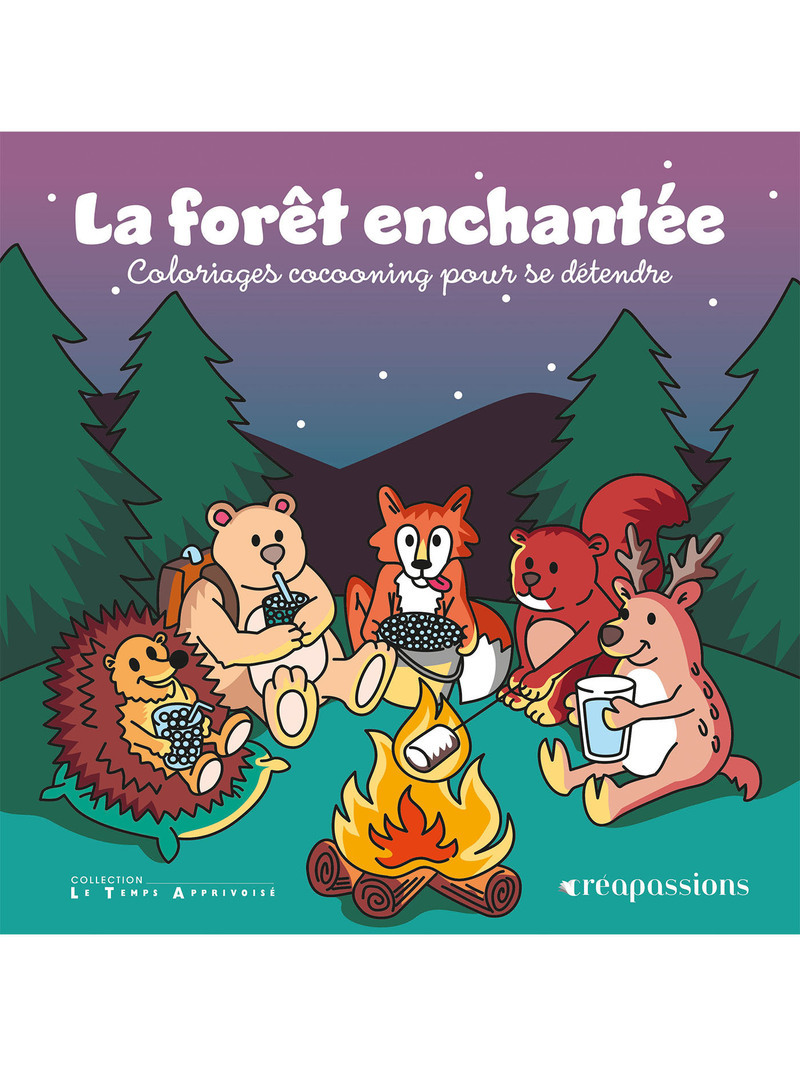 La forêt enchantée - Coloriages cocooning pour se détendre