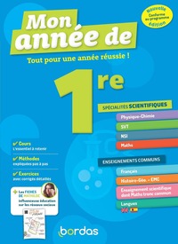 Mon Année de 1re Spécialités Sciences + Enseignements communs