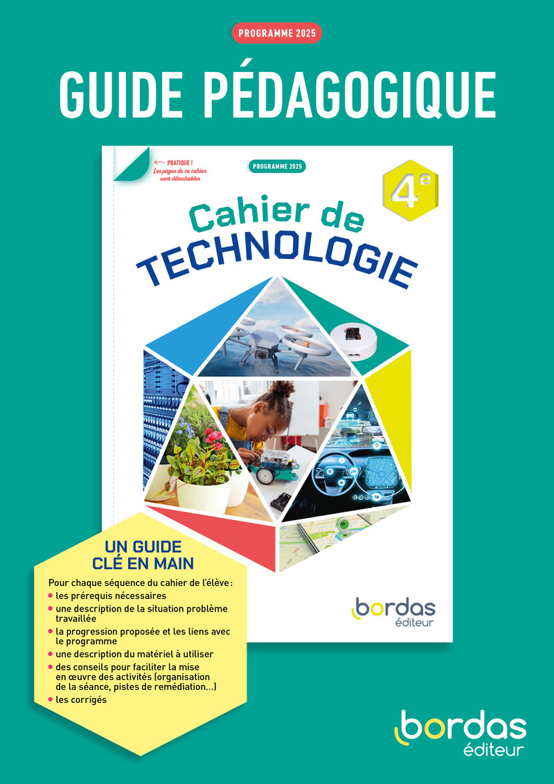 Technologie 4e - 2025 - Livre du professeur
