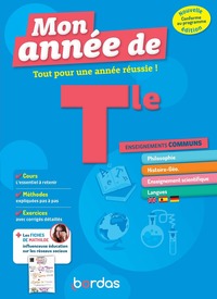 Mon Année de Tle Enseignements communs