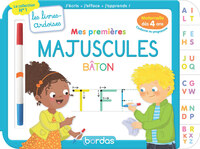 Les livres-ardoises - Mes premières majuscules bâton