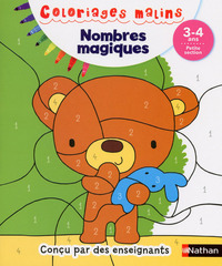 Nombres magiques PS 3/4 ans - Coloriages malins