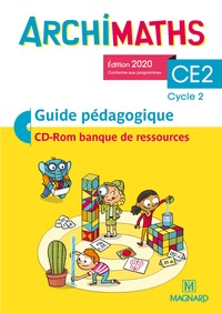 Archimaths CE2 (2020) - Guide pédagogique papier + Banque de ressources à télécharger