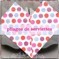 Coffret pliages de serviettes