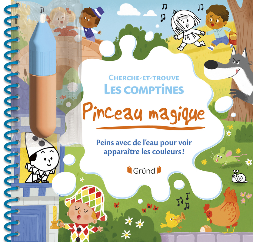 Pinceau magique - Cherche-et-trouve - Les comptines