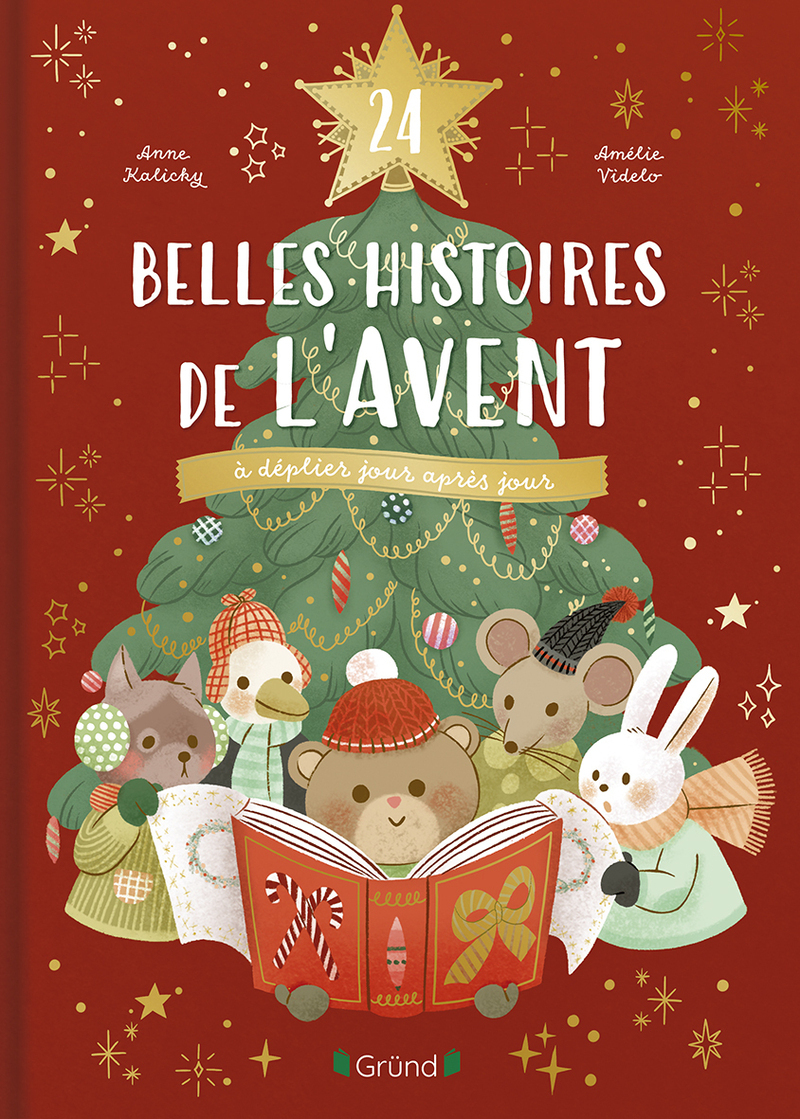 24 belles histoires de l'Avent à déplier jour après jour