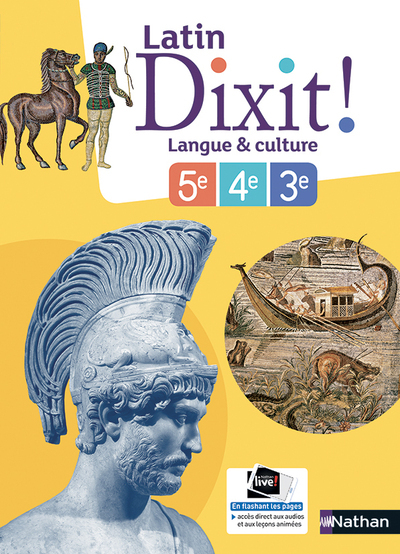 Couverture de LATIN DIXIT - Dixit! Latin 5e-4e-3e - Manuel 2018