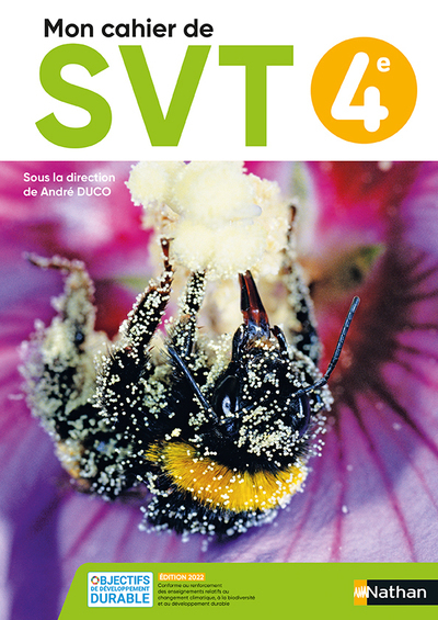 Couverture de SVT Duco 4e - Cahier - 2022