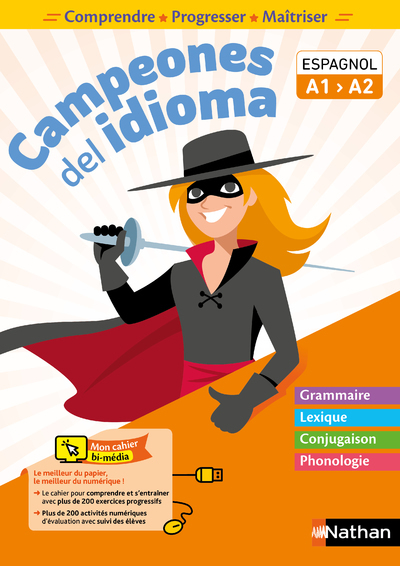 Couverture de Campeones del idioma - Cahier - A1 > A2