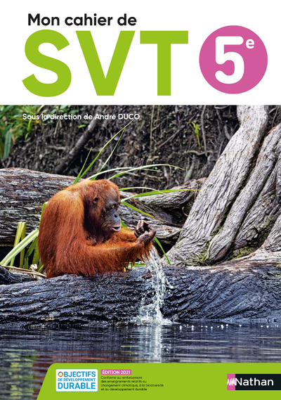 Couverture de SVT Duco 5e - Cahier 2021