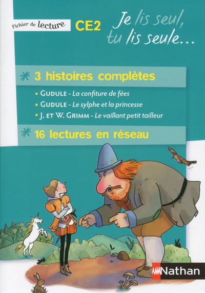 Couverture de JE LIS SEUL - Je lis seul, Tu lis seule... 3 Histoires complètes - fichier élève - CE2