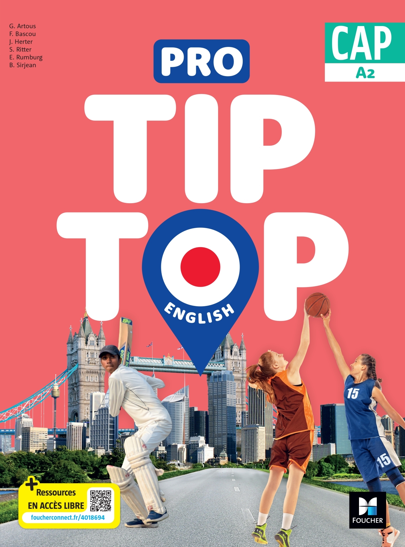 Couverture de Pro Tip Top - PRO TIP TOP ENGLISH - Anglais CAP - Ed. 2024 - Livre élève