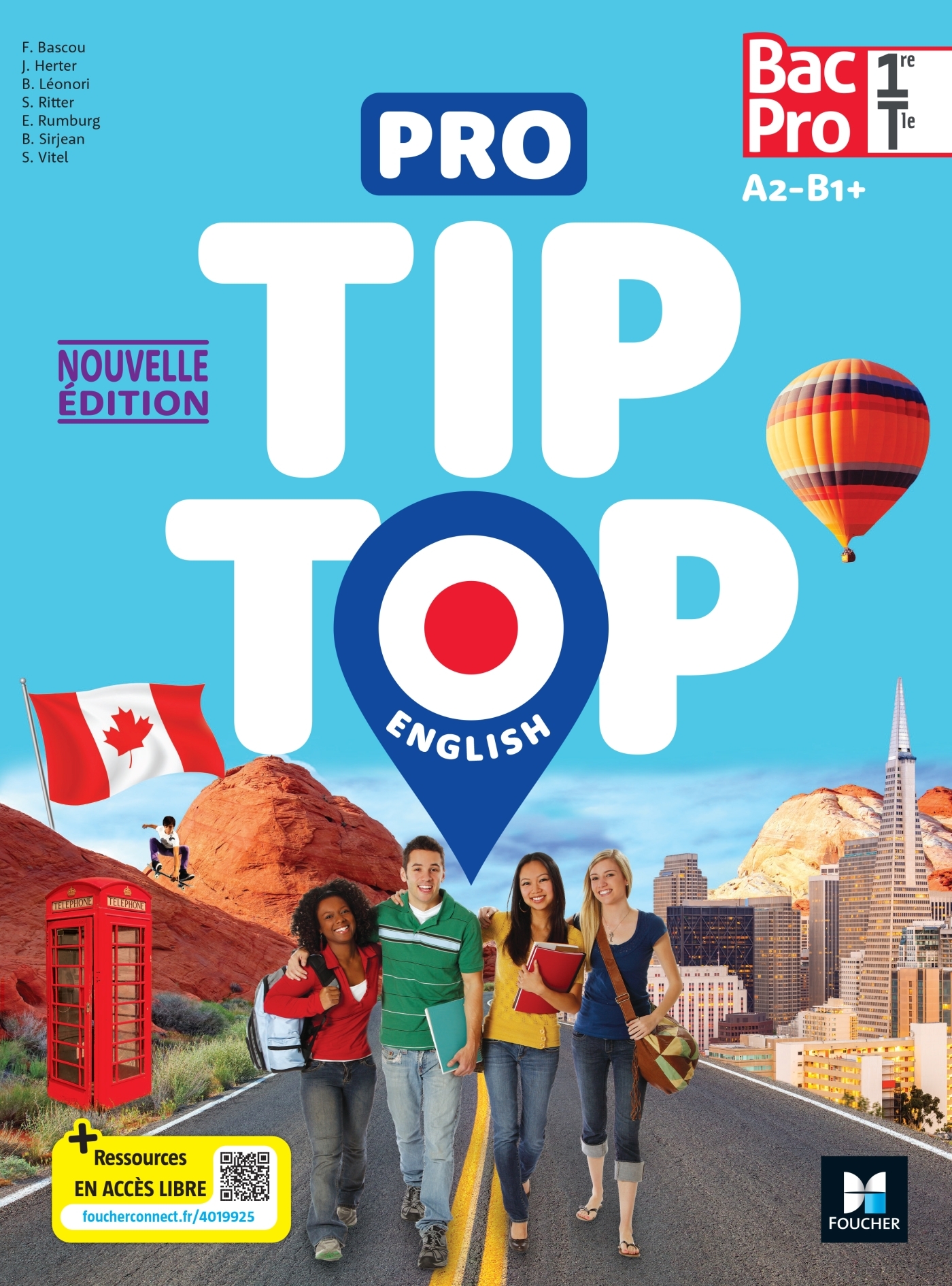 Couverture de Pro Tip Top - PRO TIP TOP ENGLISH - Anglais 1re-Tle Bac Pro - Ed. 2024 - Livre élève