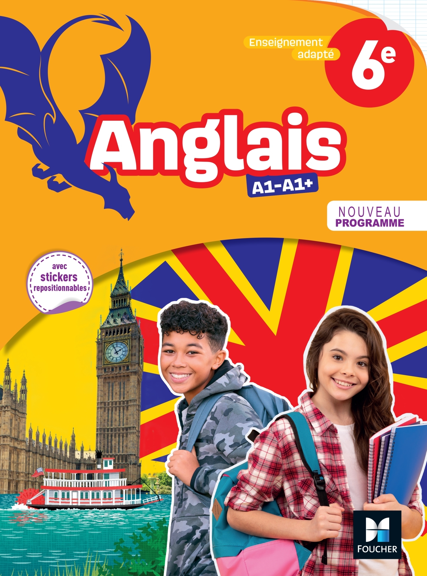 Couverture de Cahier d'Anglais 6e Enseignement adapté - Ed. 2025