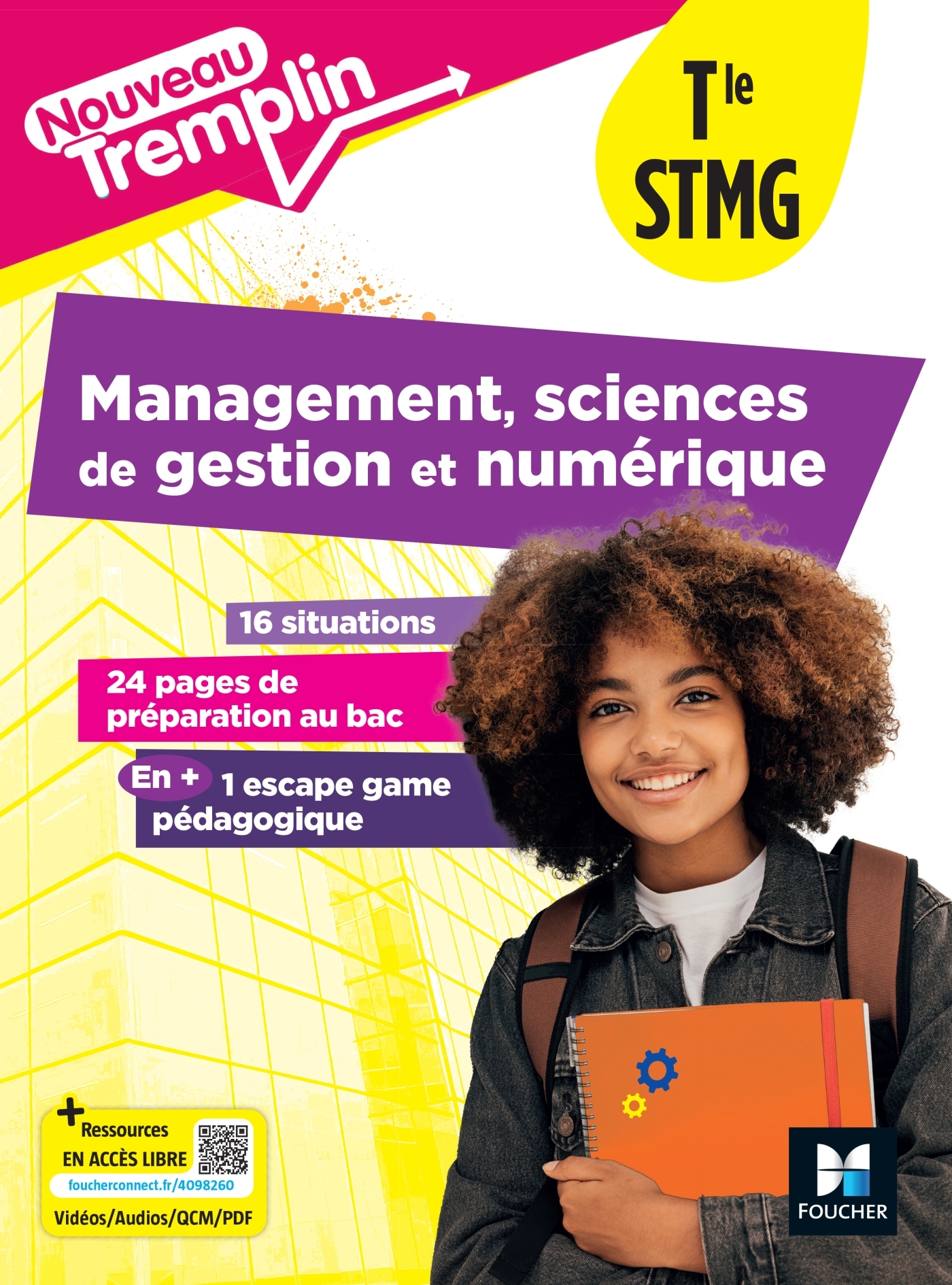 Couverture de Nouveau Trempli - Nouveau Tremplin - Management, Sciences de gestion et numérique - Tle STMG - Éd. 2026 - Livre élève