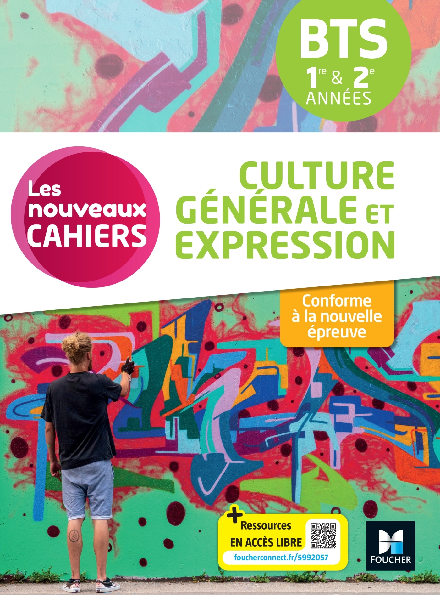 Couverture de Les nouveaux ca - Les Nouveaux Cahiers - Culture générale et expression - BTS 1re et 2e années - Éd.2024 - Livre élève