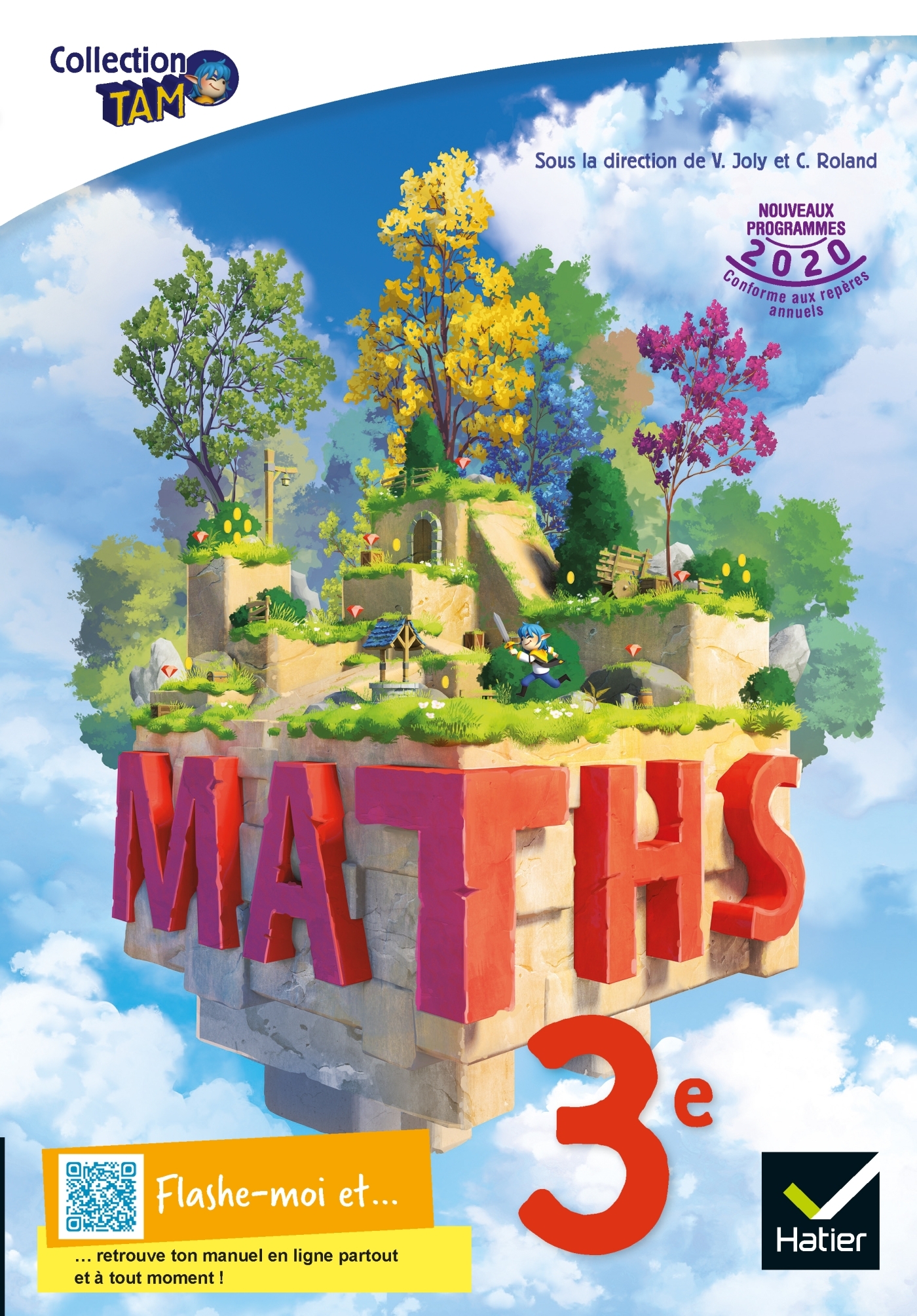 Couverture de Collection TAM - TAM - Mathématiques 3e - Ed 2021 - Livre élève