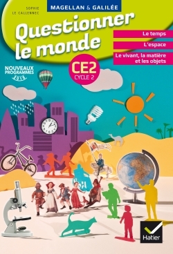 Couverture de Magellan - Magellan et Galilée - Questionner le monde CE2 Éd. 2017 - Livre élève