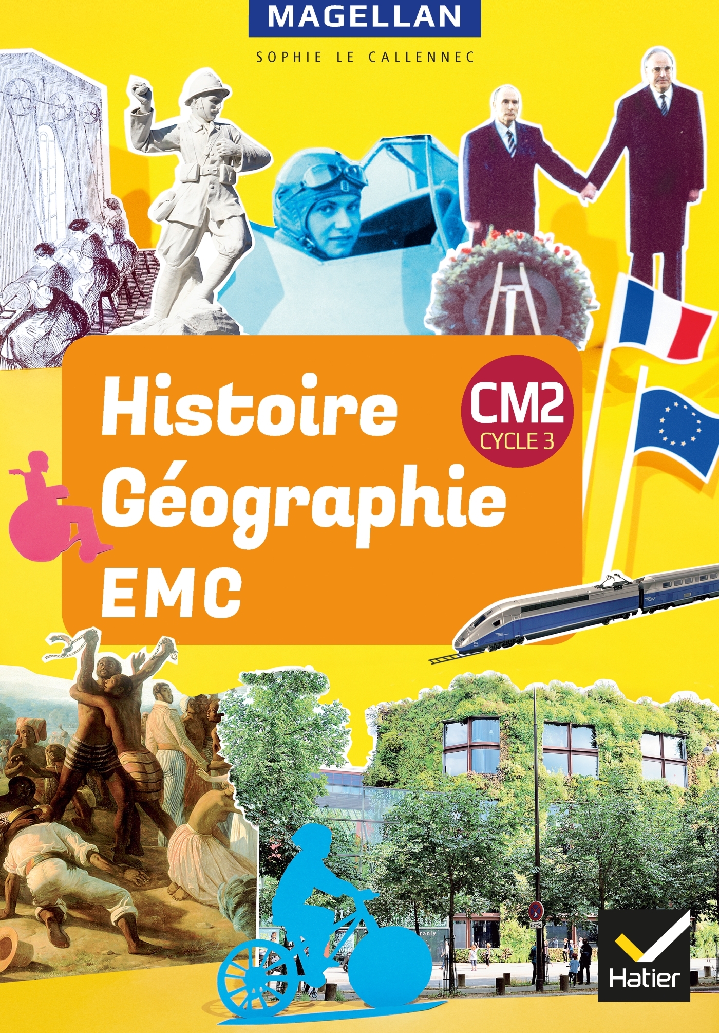 Couverture de Magellan - Magellan - Histoire-Géographie-EMC CM2 Ed. 2019 - livre élève