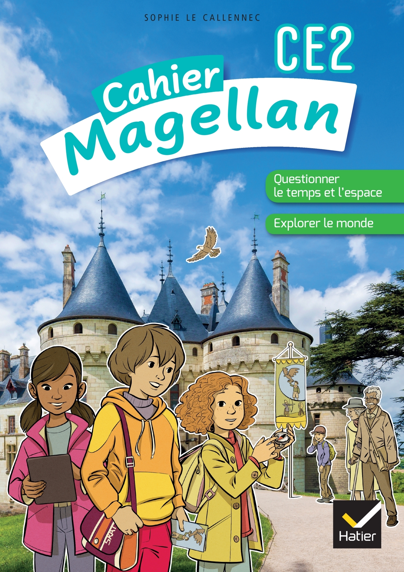 Couverture de Les cahiers Mag - Magellan Questionner le temps et l'espace CE2 - Ed. 2022 - cahier de l'élève