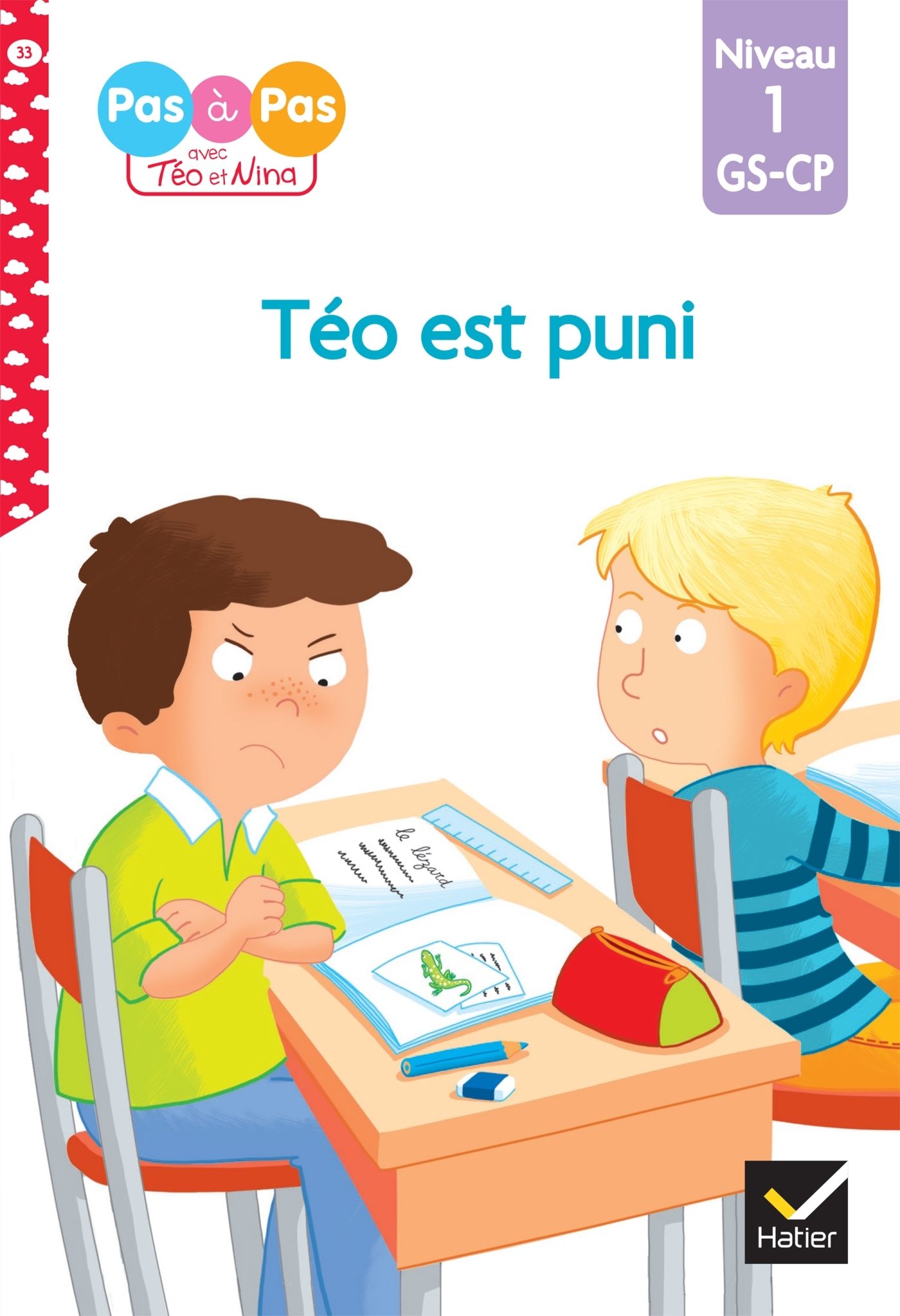 Couverture de Je lis pas à pa n° 33 - Téo et Nina GS-CP Niveau 1 - Téo est puni