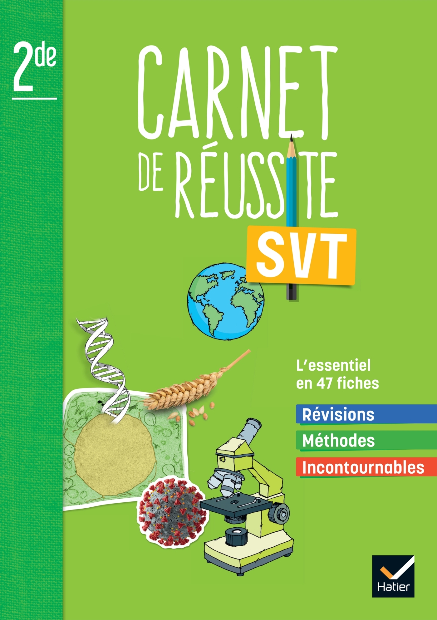 Couverture de Mon carnet de r - Mon carnet de réussite SVT 2de - Ed 2022 - Carnet élève
