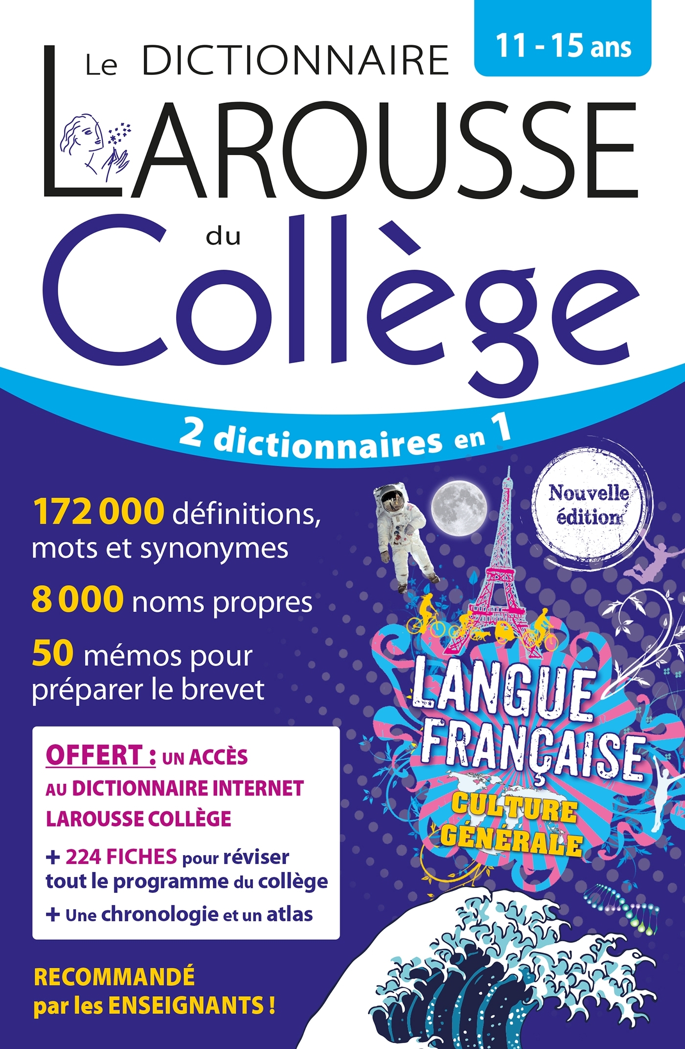 Couverture de Dictionnaire de - Le dictionnaire Larousse du collège - 11/15 ans
