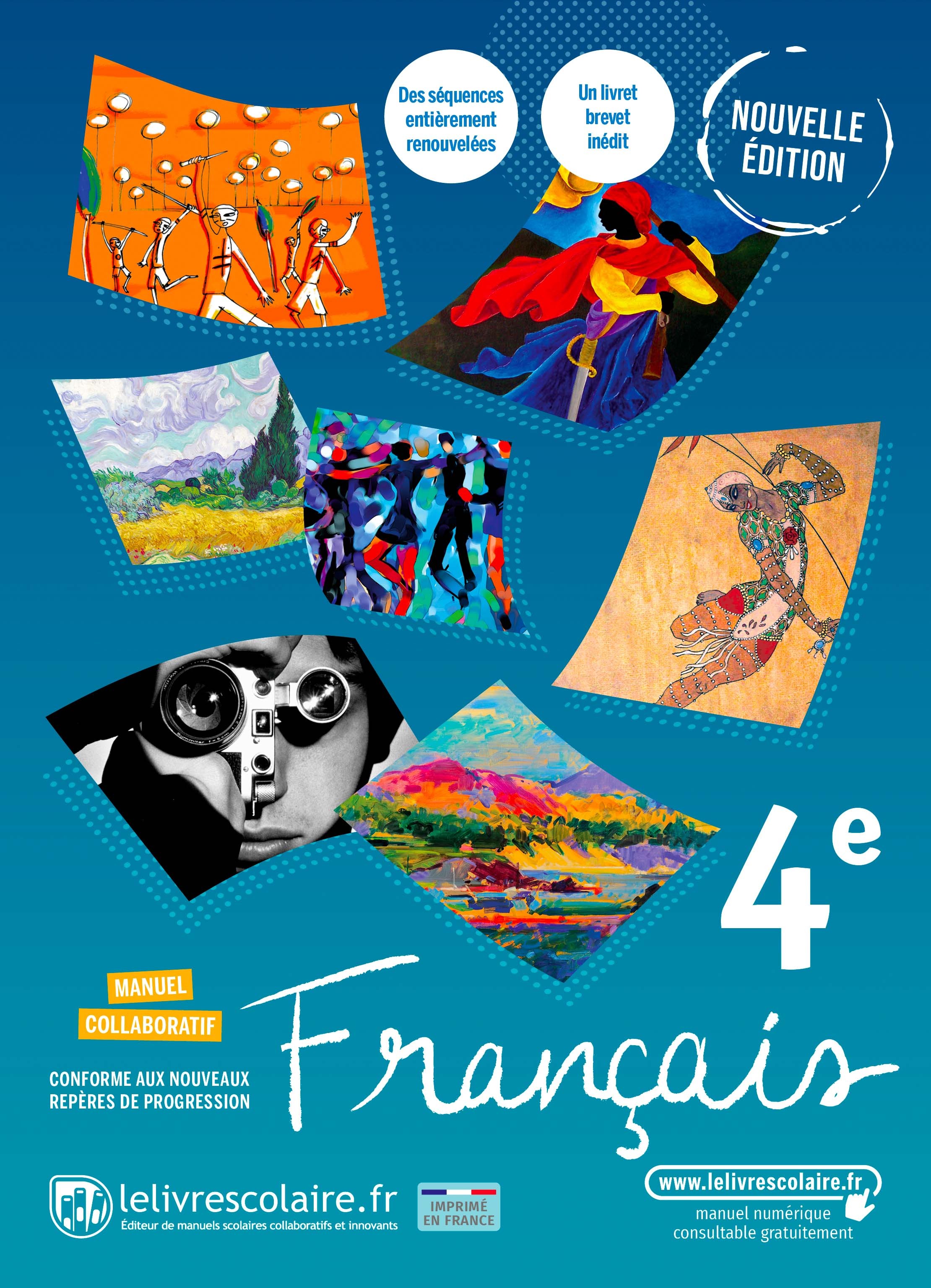 Couverture de Français 4e, Edition 2022