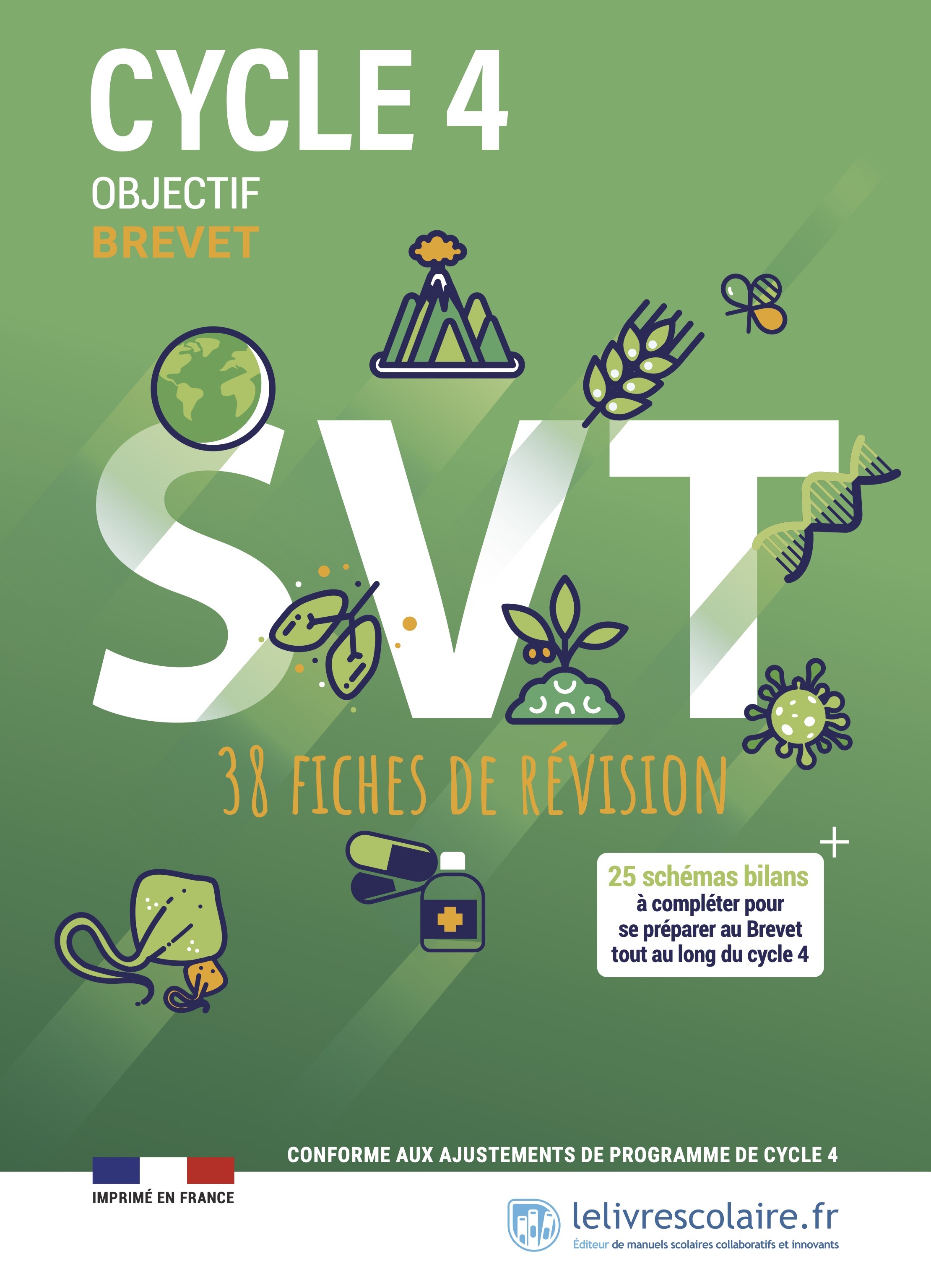 Couverture de Cahier activités SVT Cycle 4, édition 2023