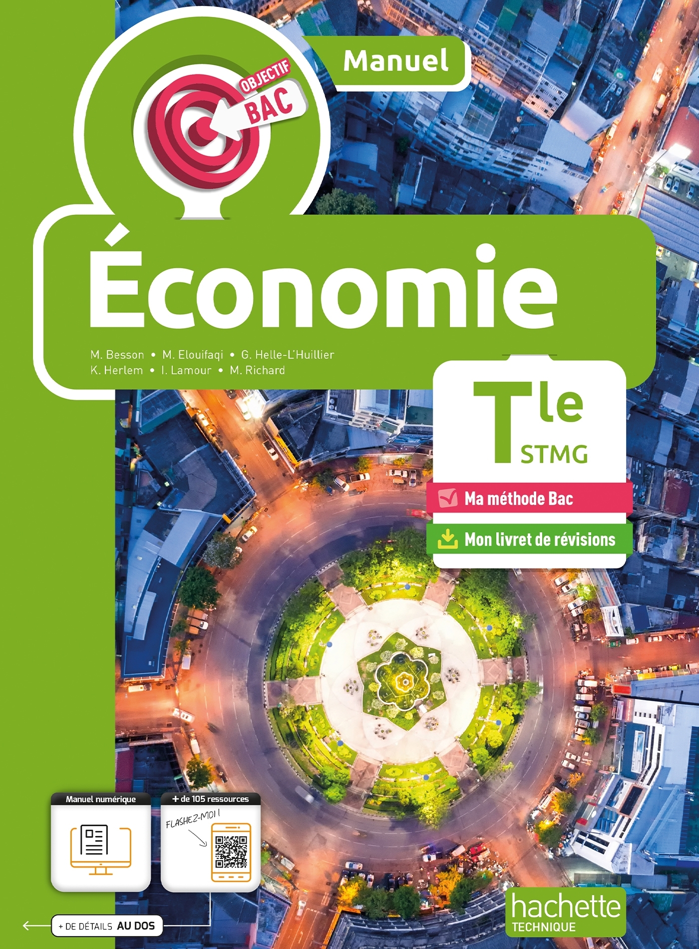 Couverture de objectif bac st - Objectif Bac Économie Terminale STMG (manuel) - Ed. 2024