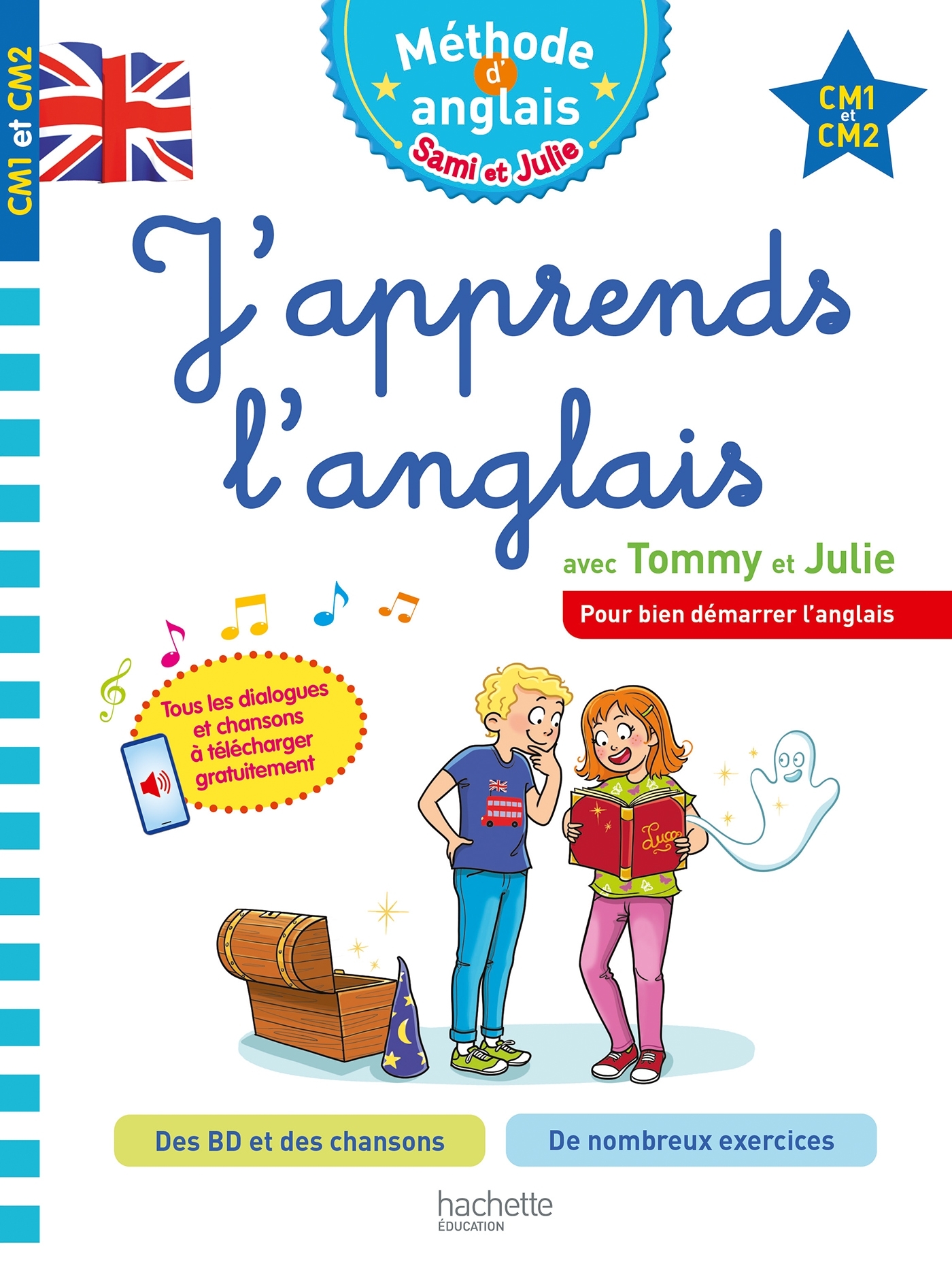 Couverture de Sami et Julie - J'apprends l'anglais avec Tommy et Julie CM1 et CM2