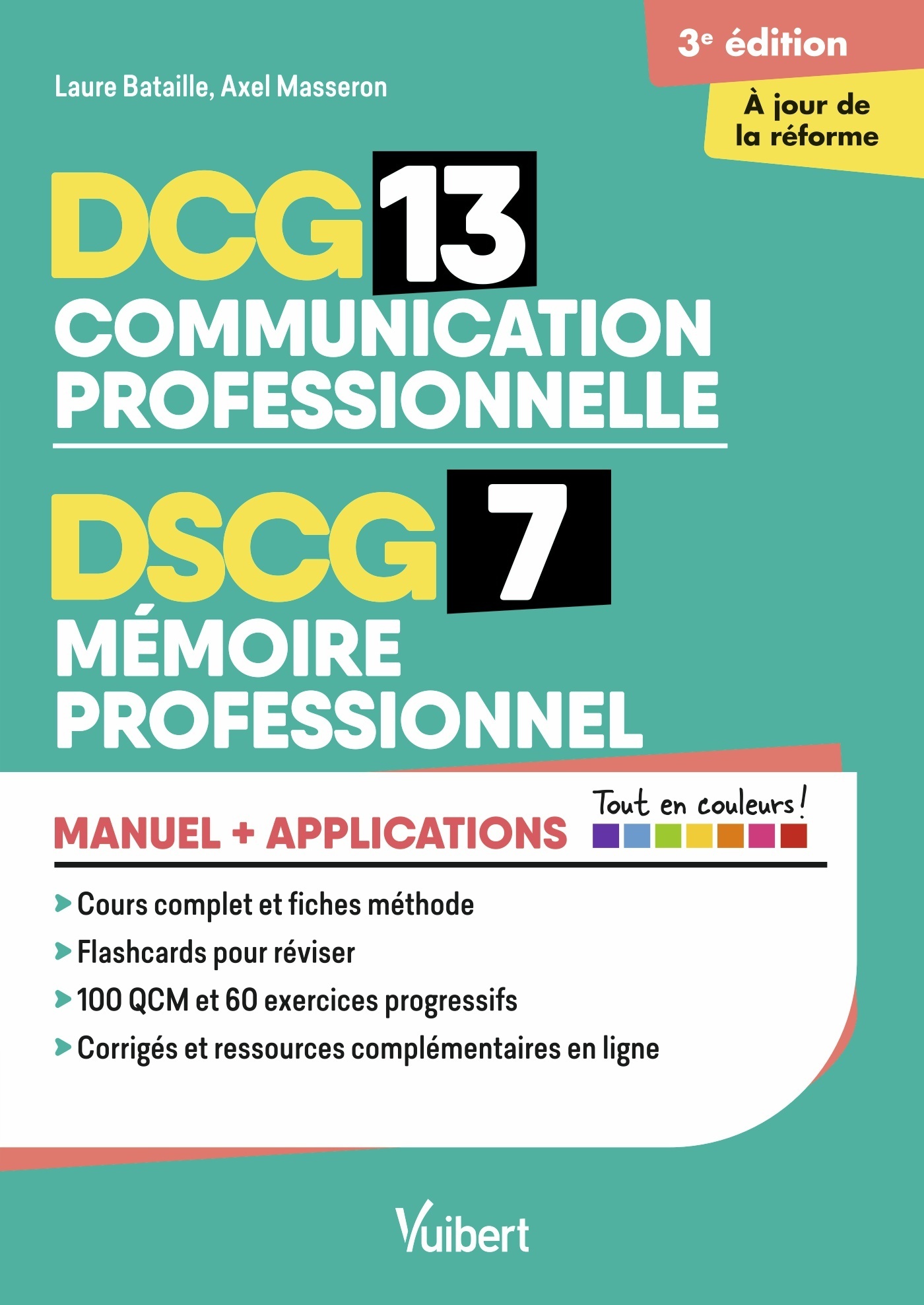 Couverture de Expertise comptable - DCG 13 - Communication professionnelle  DSCG 7 - Mémoire professionnel  Avec applications - Réforme 2026-2027 - Maîtriser les compétences et réussir l'examen