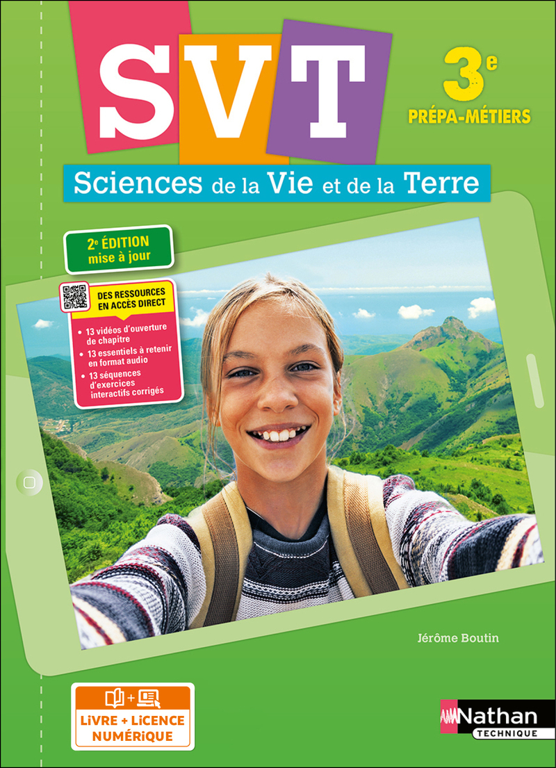 Couverture de SVT Prépa Métiers SVT - Livre + licence élève 2022