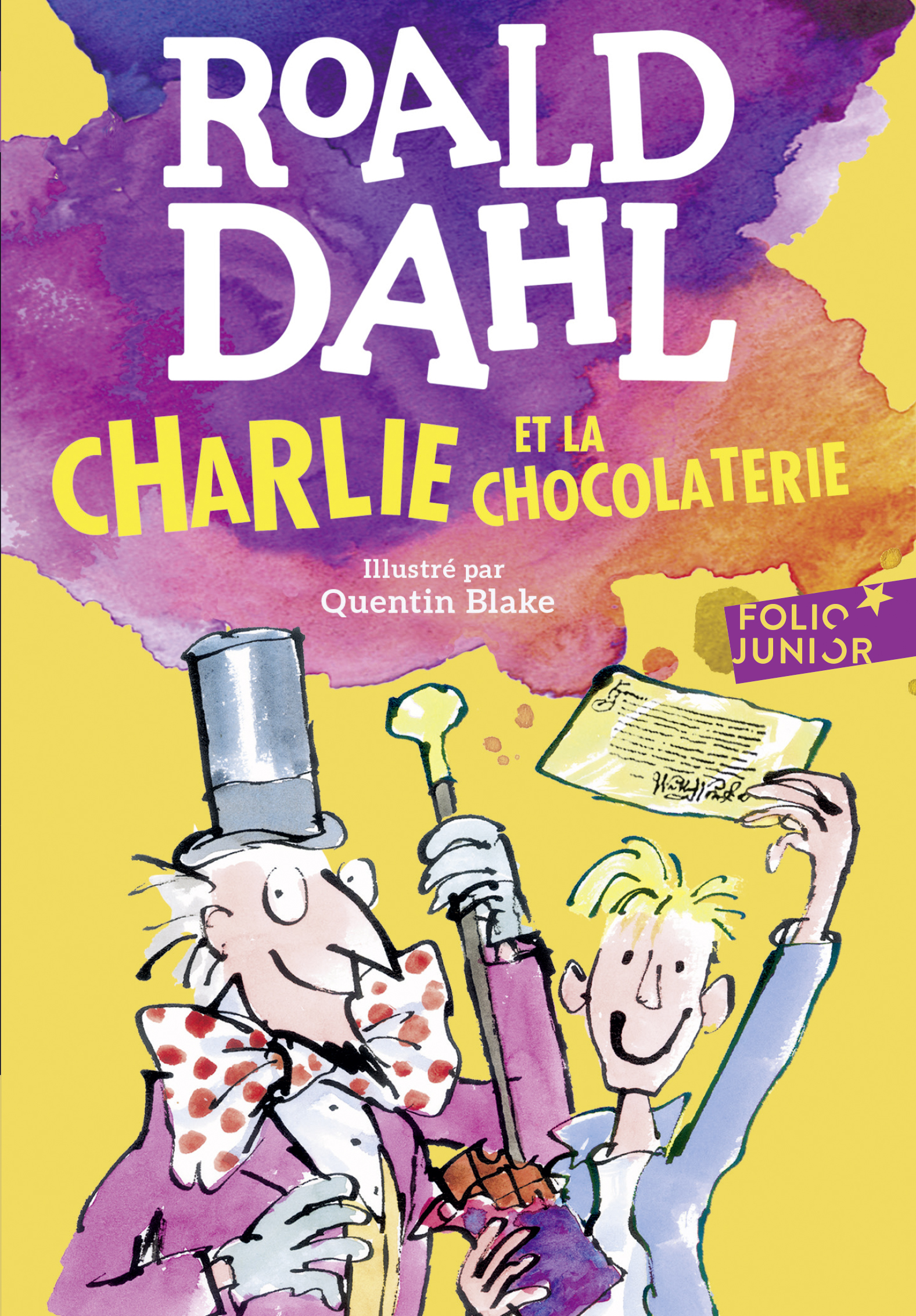 Couverture de Folio Junior n° 446 - Charlie et la chocolaterie