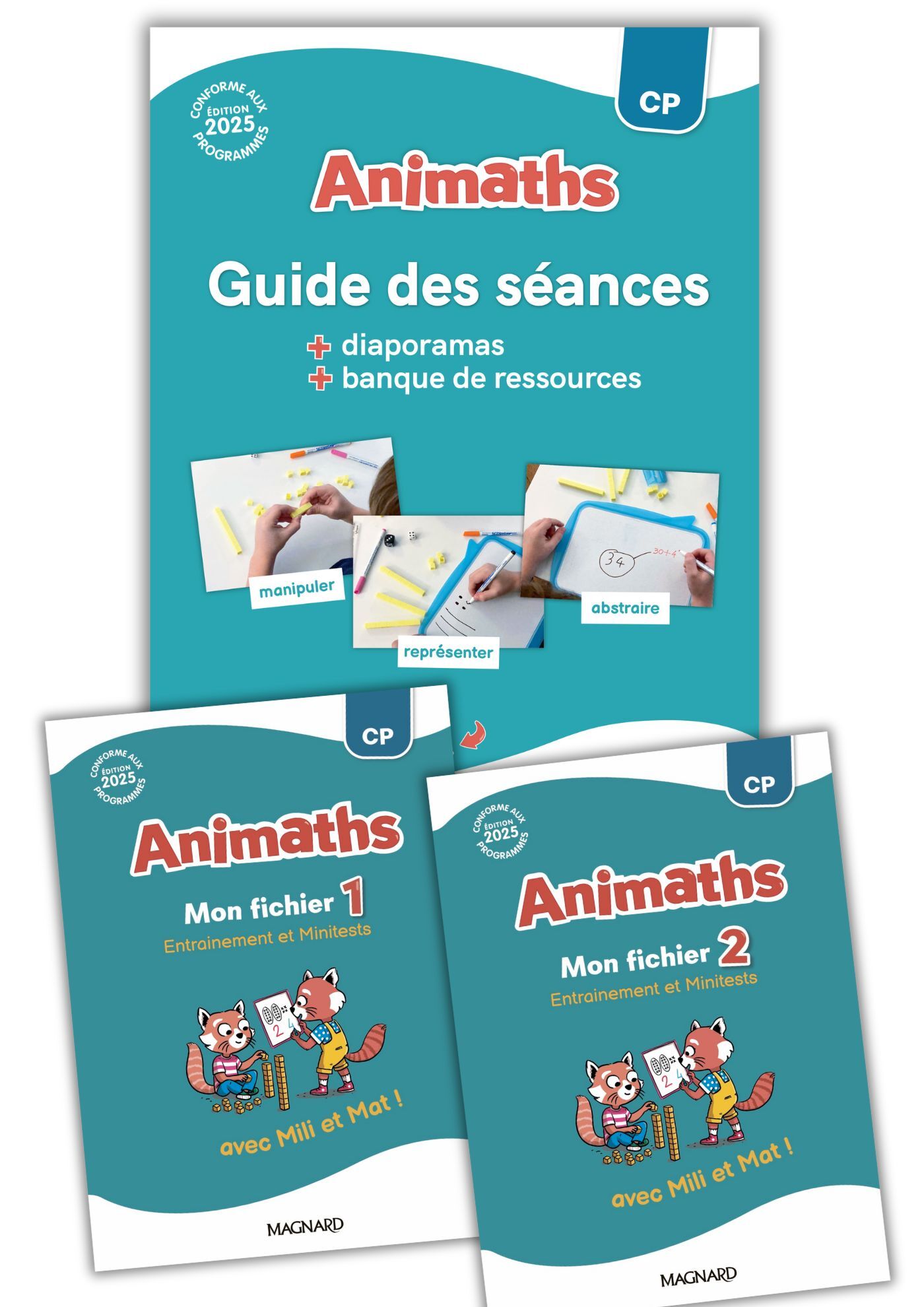 Couverture de Animaths - Animaths CP (2025) - Fichier 1 + Fichier 2 + Planches