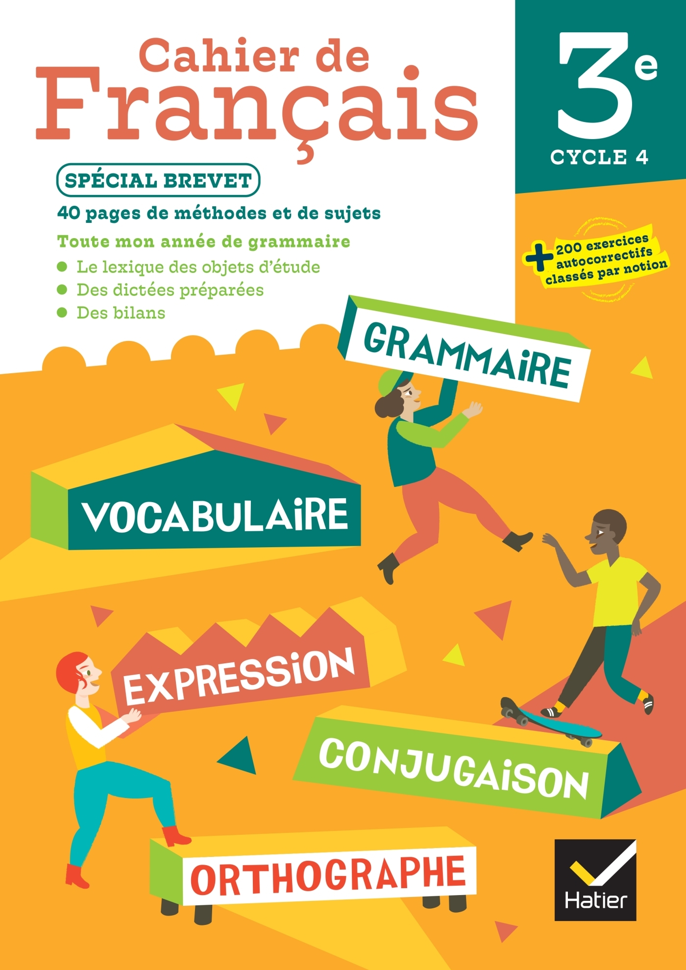 Couverture de Nouveau Cahier - Cahier de Français 3e Ed. 2024 - Cahier élève