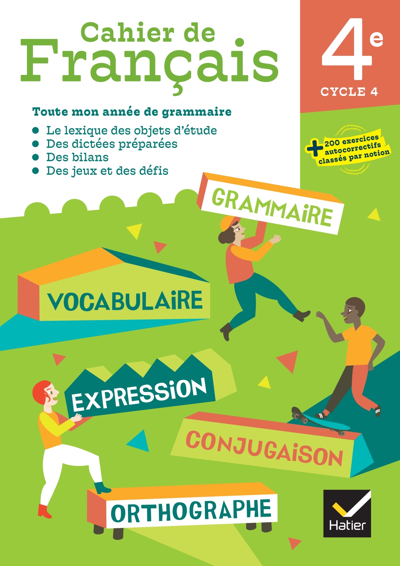 Couverture de Nouveau Cahier - Cahier de Français 4e - Ed. 2024 - Cahier élève