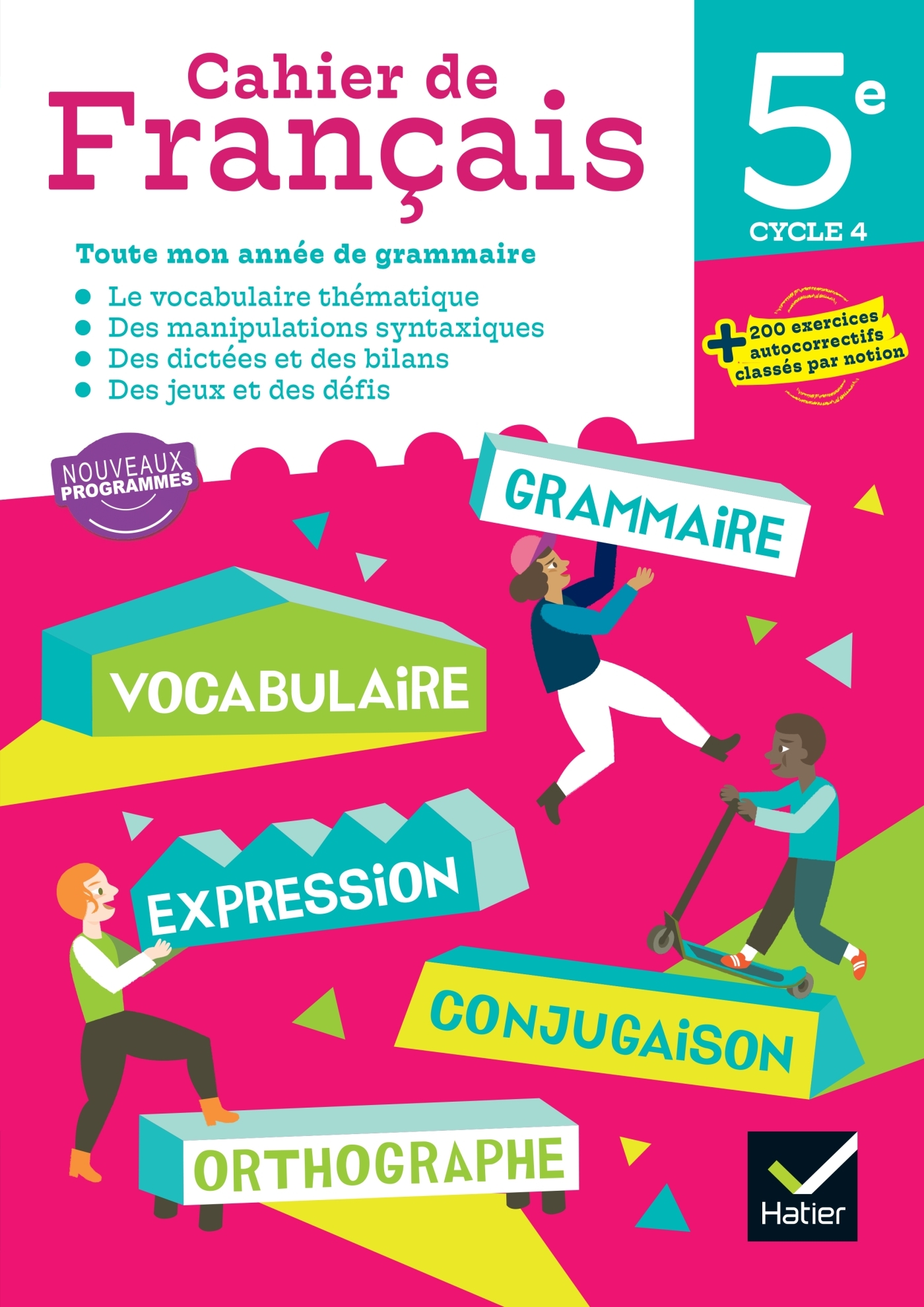 Couverture de Nouveau Cahier - Cahier de Français 5e - Ed. 2026 - Cahier élève