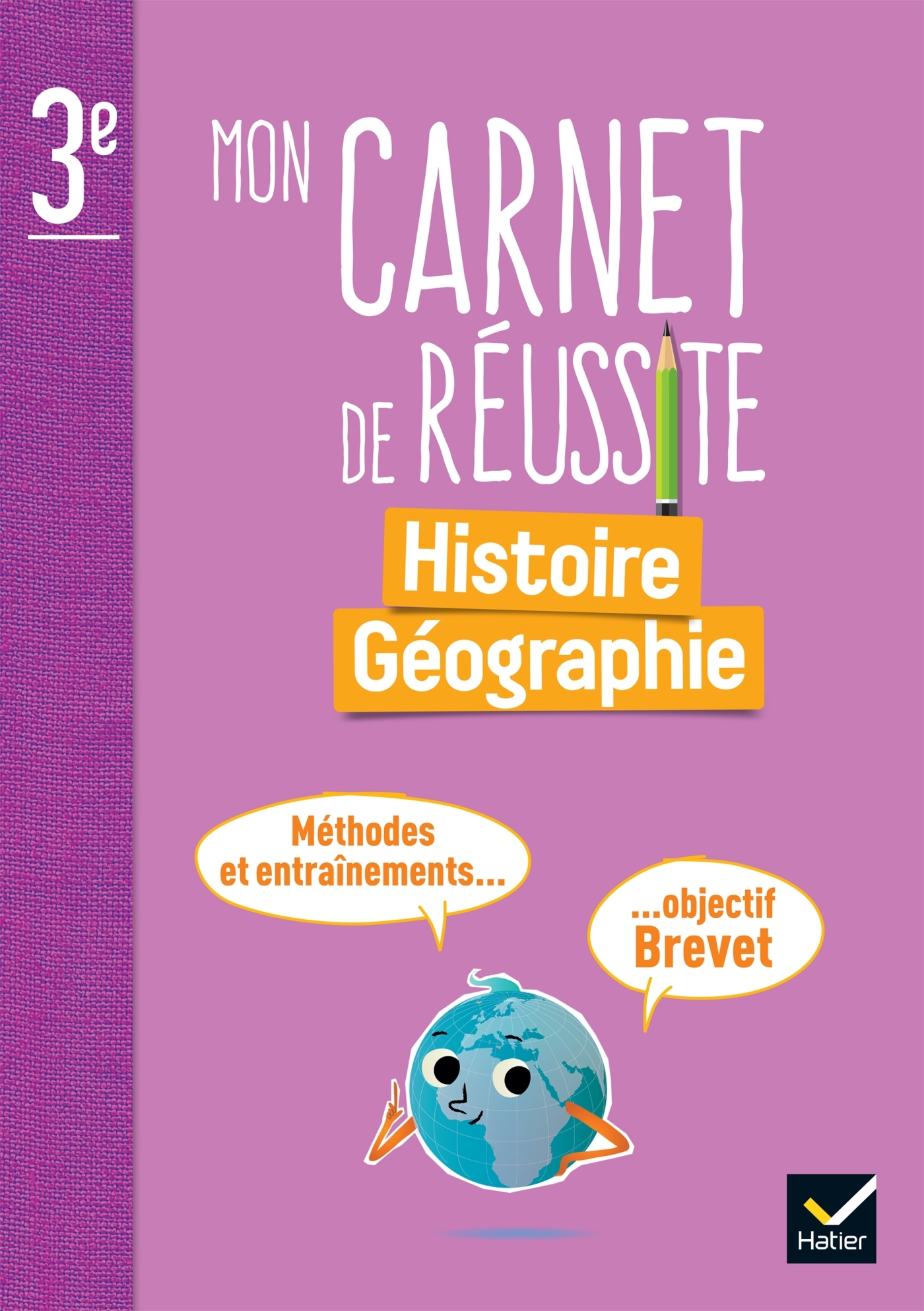 Couverture de Carnet de réuss - Mon carnet de réussite Histoire-Géographie 3e - Ed. 2024 - Carnet élève