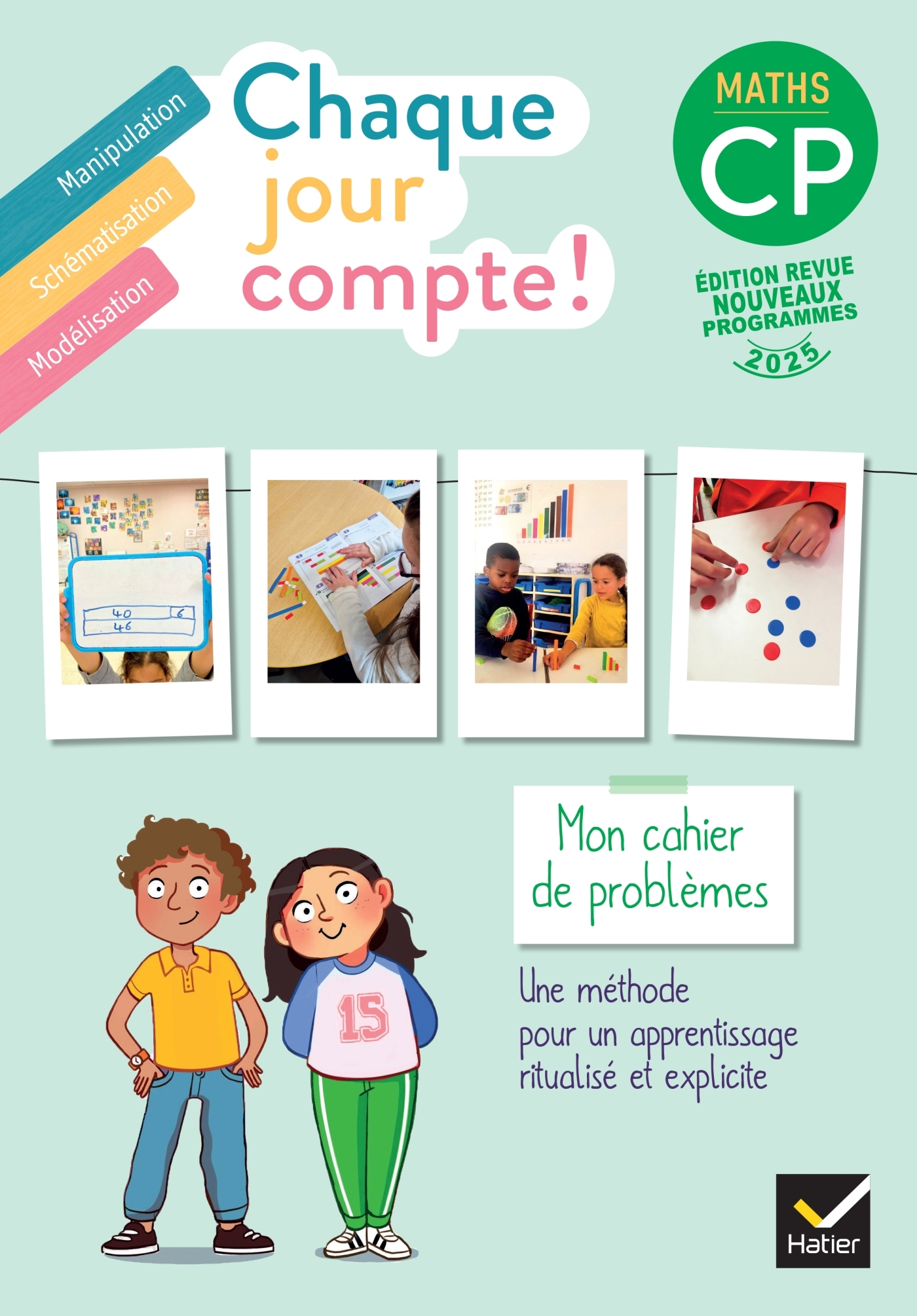 Couverture de Maths - Chaque - Chaque jour compte - Maths CP - Ed. 2025 - Cahier de problèmes
