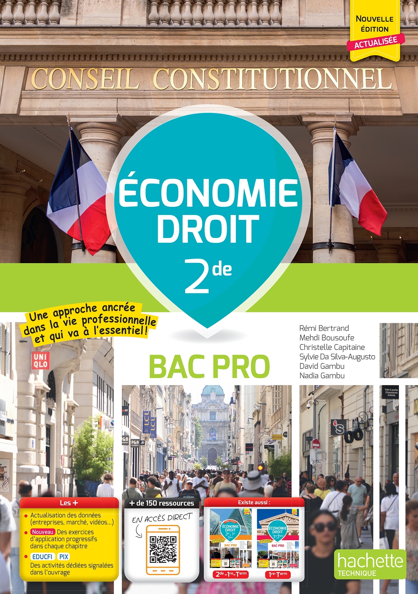 Couverture de Économie-Droit - Economie-Droit - 2de Bac Pro - détachable - éd. 2026