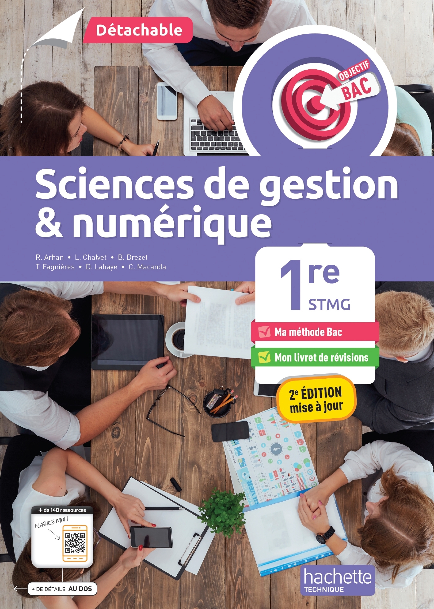 Couverture de objectif bac st - Objectif Bac SDGN 1re STMG (détachable) - Éd. 2025