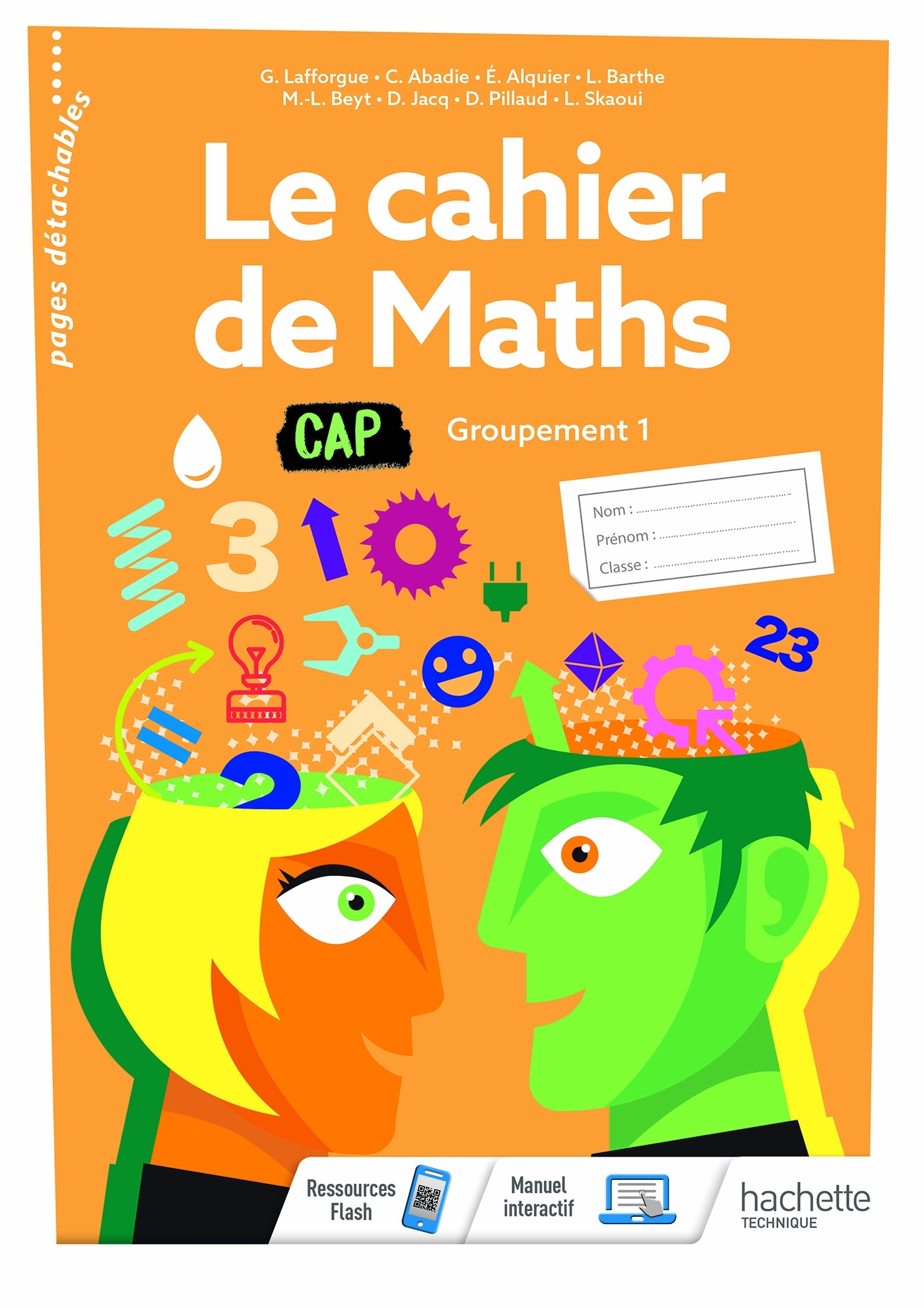 Couverture de Mathématiques C - Le cahier de Maths Groupement 1 CAP - cahier de l'élève- Éd. 2020