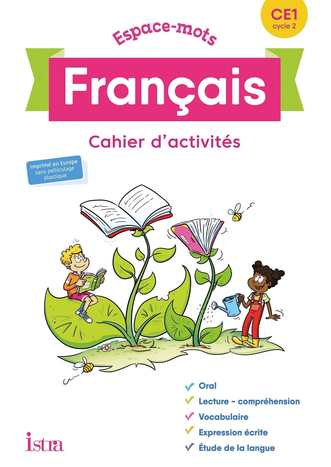 Couverture de Espace-Mots n° 45 - Espace-Mots Français CE1 - Cahier élève - Ed. 2020